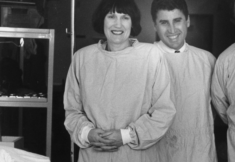 From the archives: The Right Honourable Helen Clark tours Middlemore in 1993