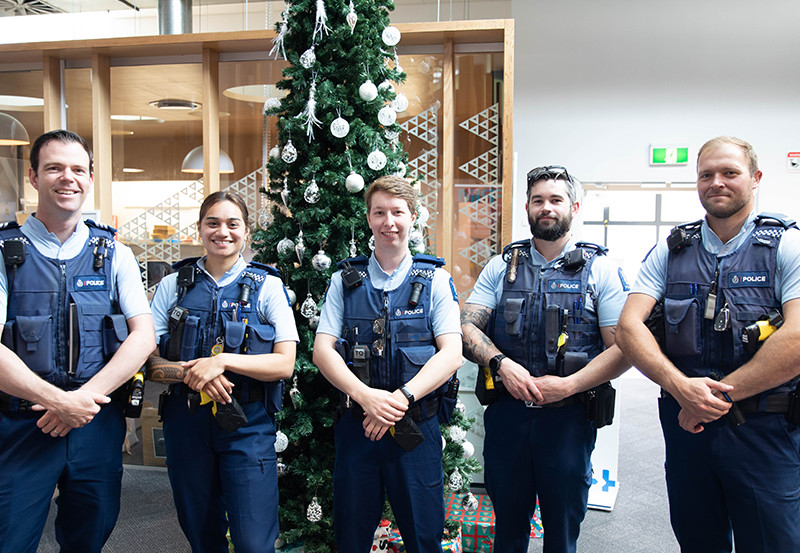 Christmas with the cops