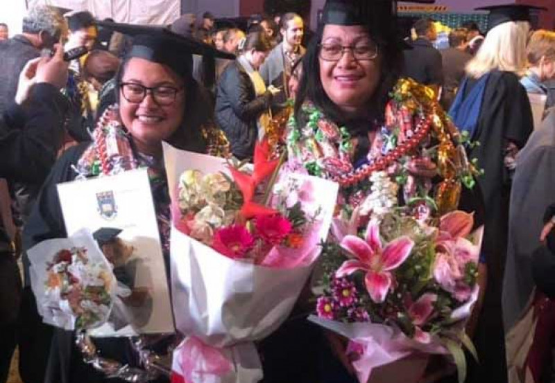  A family affair - Mother and daughter graduate together!